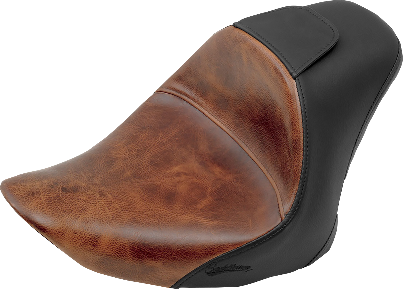 Renegade™ Lariat Leather Solo Seat - Lariat Seat - Softail '06-'17 [0802-0748]