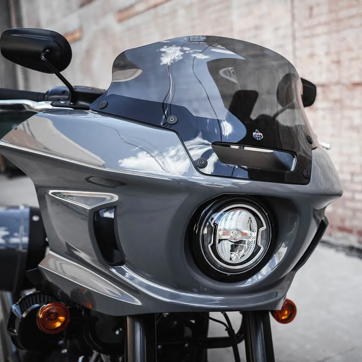 Flare® Windshield - 6" - Dark Smoke - FXLRST [2310-0761]