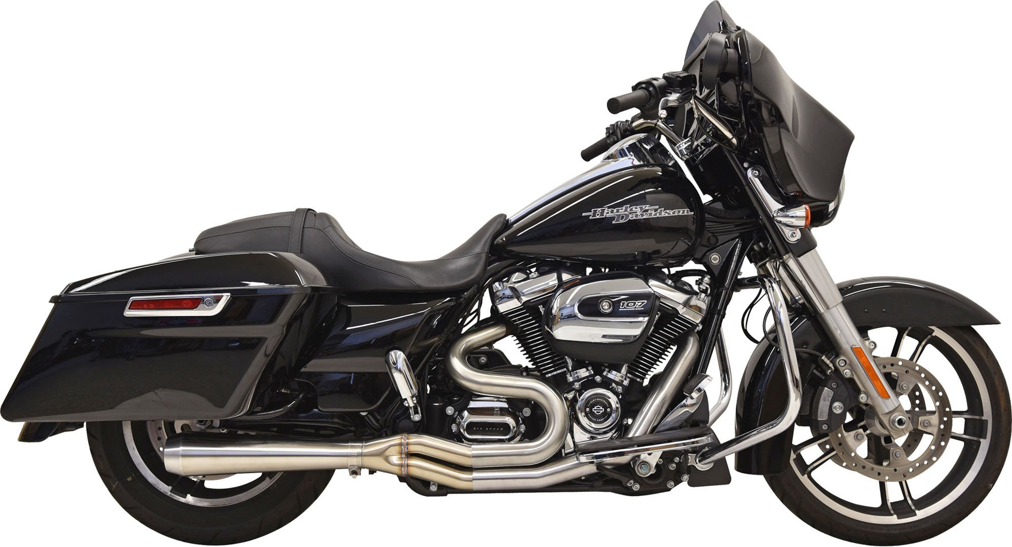 2-into-1 Road Rage III Exhaust System - Stainless Steel - 49-State - M8 Touring [1800-2697]