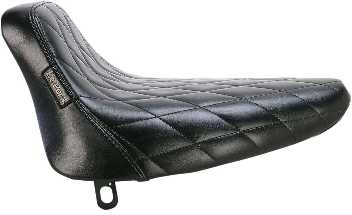 Bare Bones Solo Seat - Diamond Stitch - Black - Softail '84-'99 [0802-0813]