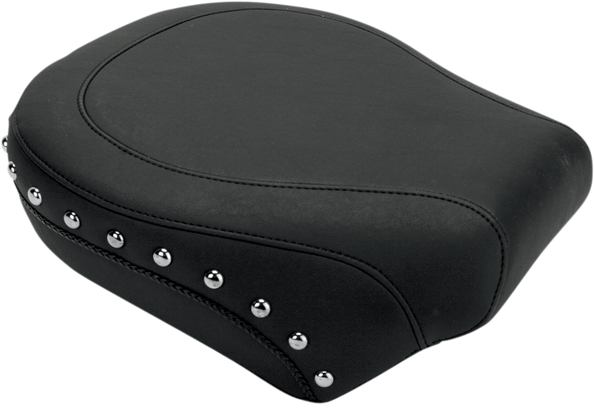 Wide Rear Seat - Studded - Black - FL/FX '06-'17 [0802-0519]